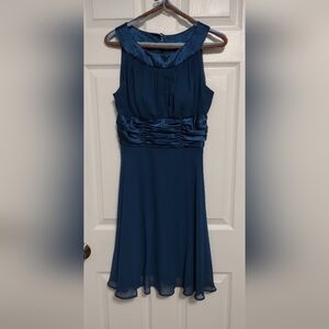 Teal Short Poly Dress(6)